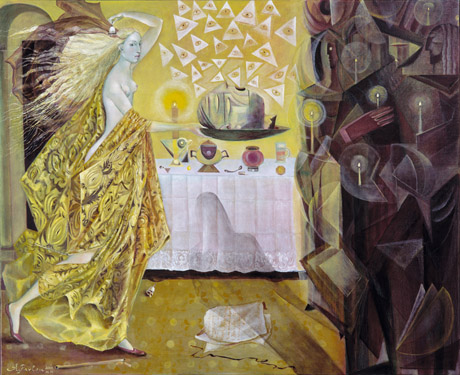 The painting -Salome- (2003) by Annael (Anelia Pavlova), artist, after the (classical) music of Hindemith